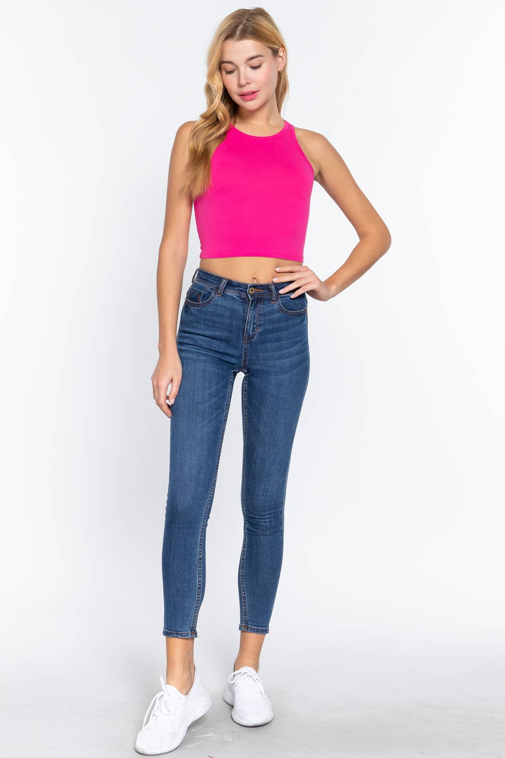 Halter Neck Crop Top
