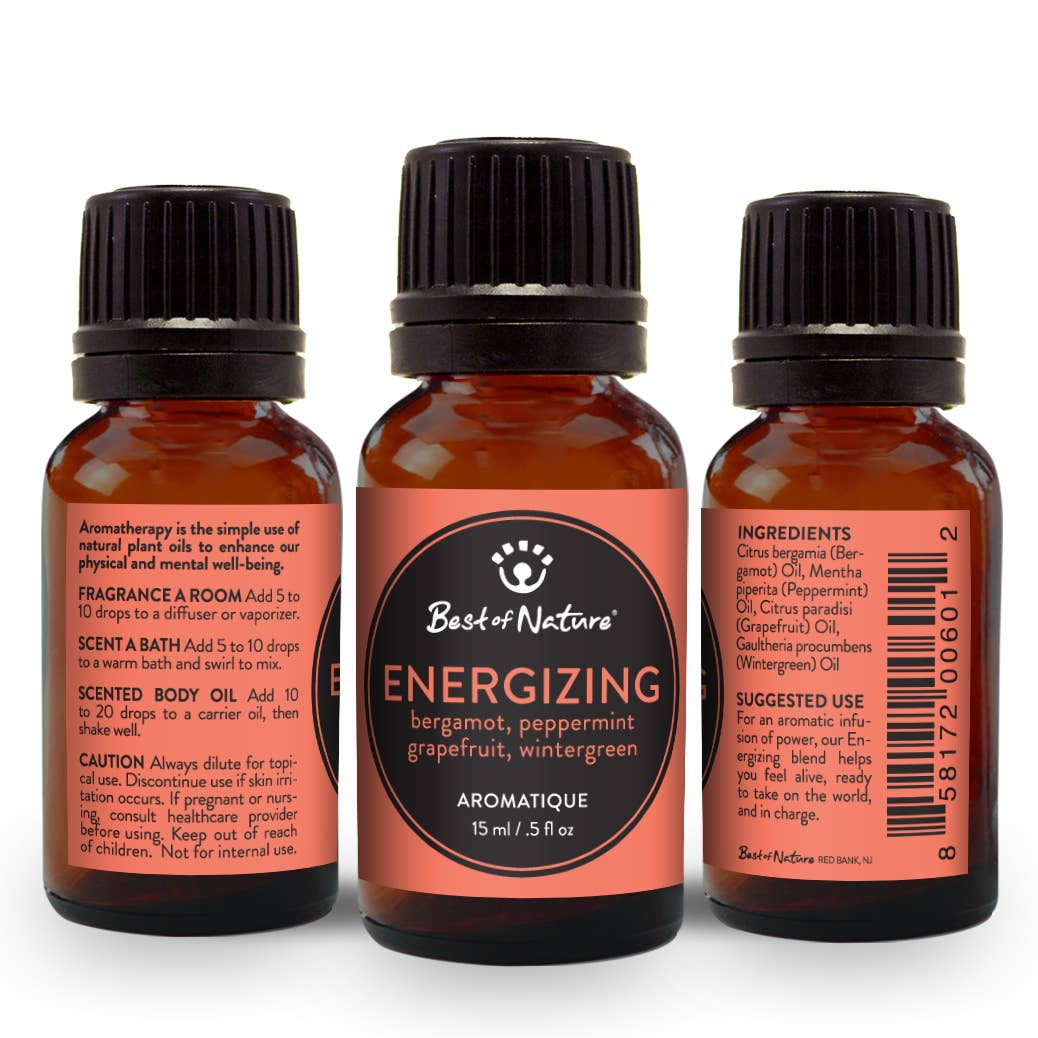 Energizing Aromatique - Essential Oil Blend - 15ml