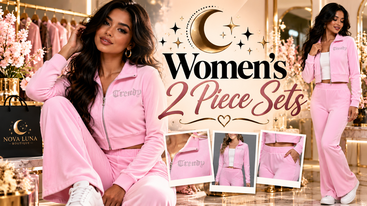 Pink Velour Set Landscape Banner