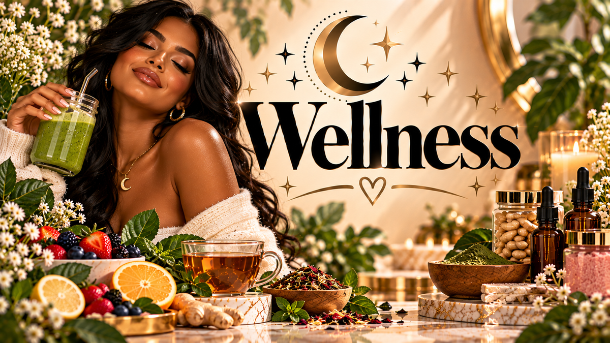 Wellness Tonics & Drinks Poster
