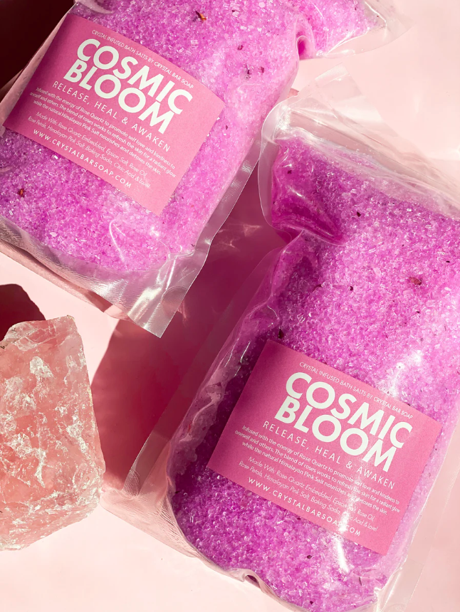 Cosmic Bloom - 30oz Crystal Infused Bath Salt