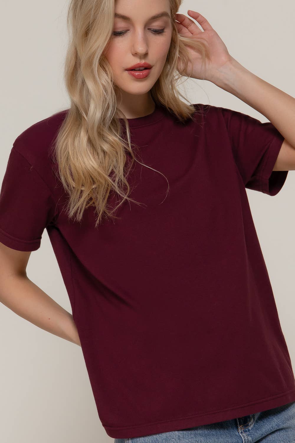 Short Sleeve Round Neck Tee
