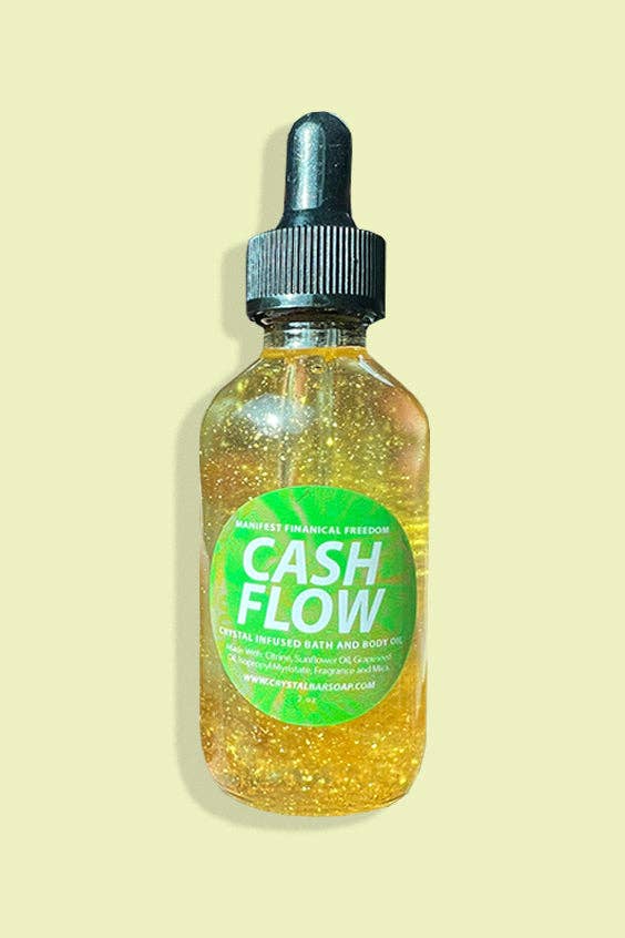 Cash Flow - 2 oz Bath & Body Oil (Crystal-Infused)