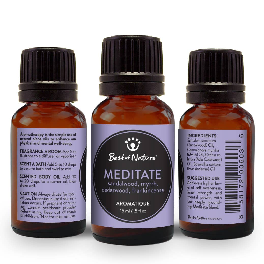Meditate Aromatique - Essential Oil Blend - 15ml / 100ml