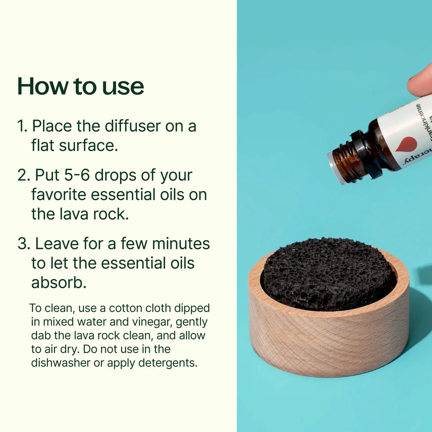 Lava Rock Passive Essential Oil Diffuser