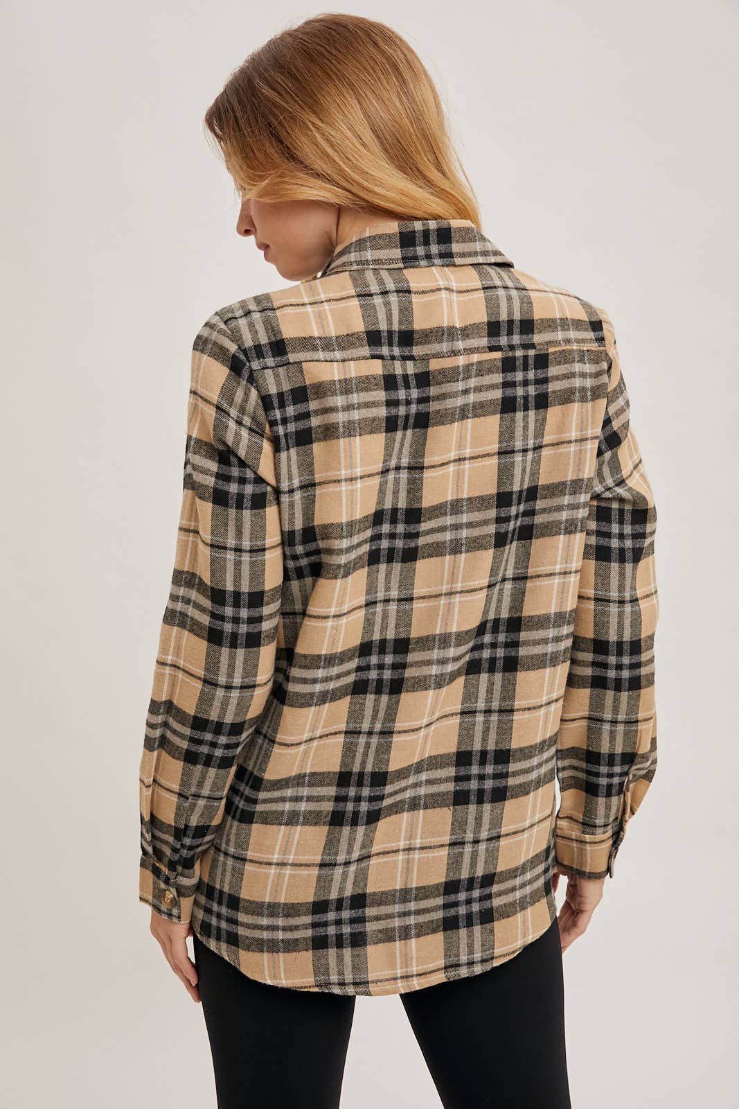 FLANNEL PLAID SHACKET