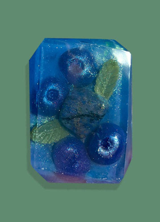 Winter Berry | 3 oz Holiday Crystal Infused Vegan Bar Soap