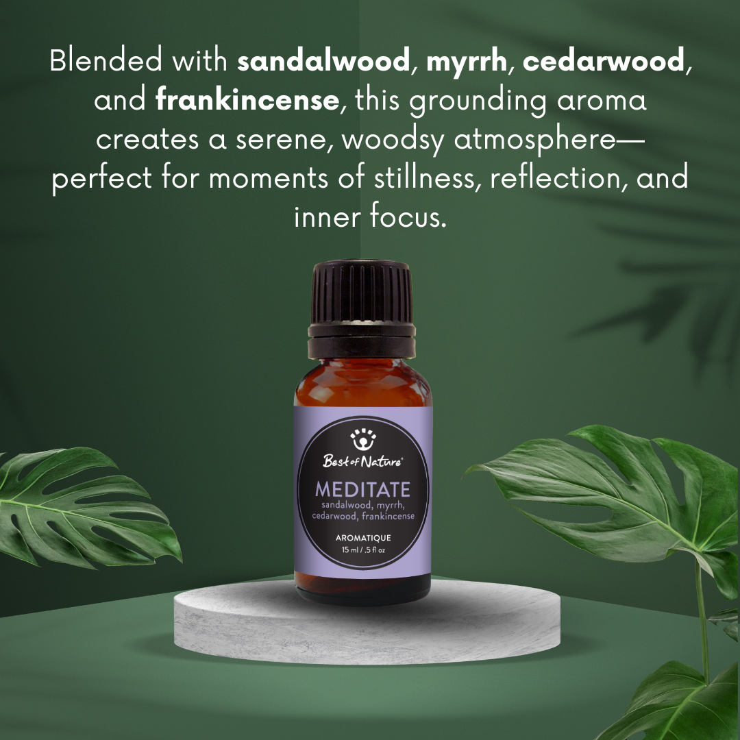 Meditate Aromatique - Essential Oil Blend - 15ml / 100ml