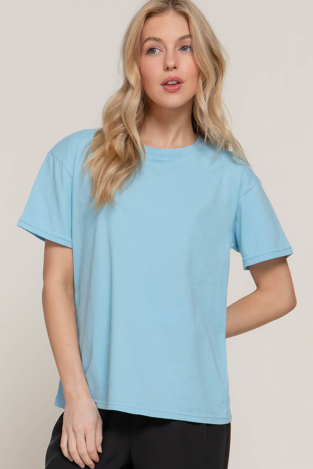 Short Sleeve Round Neck Tee