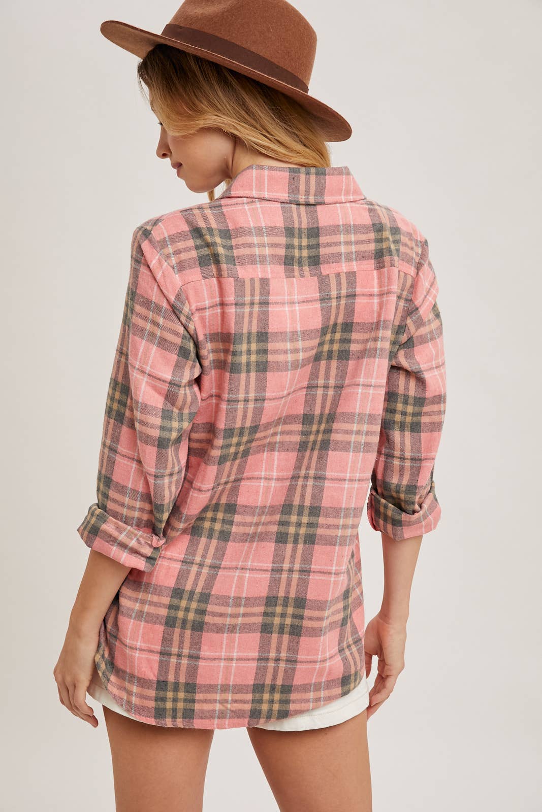 FLANNEL PLAID SHACKET