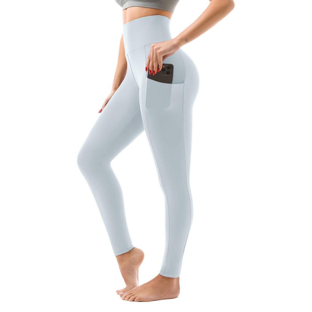 SINOPHANT High Waisted Leggings Women with Pockets