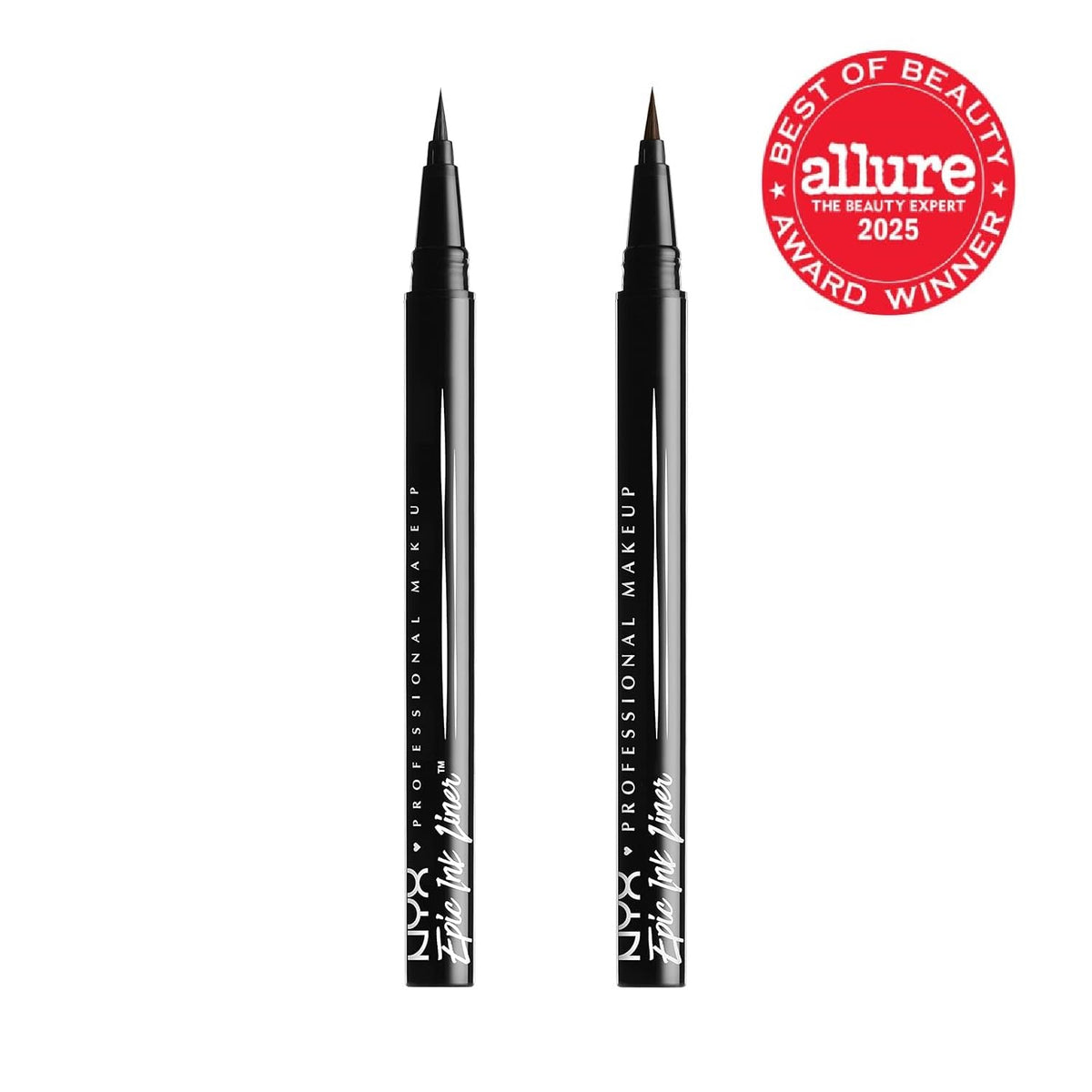 NYX PROFESSIONAL MAKEUP Epic Ink Eyeliner with Up To 24HR Wear, Black
