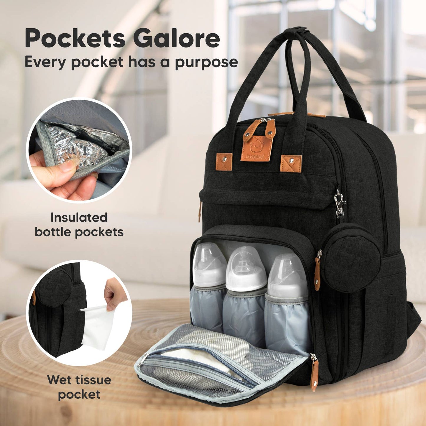 KeaBabies Rove Diaper Backpack