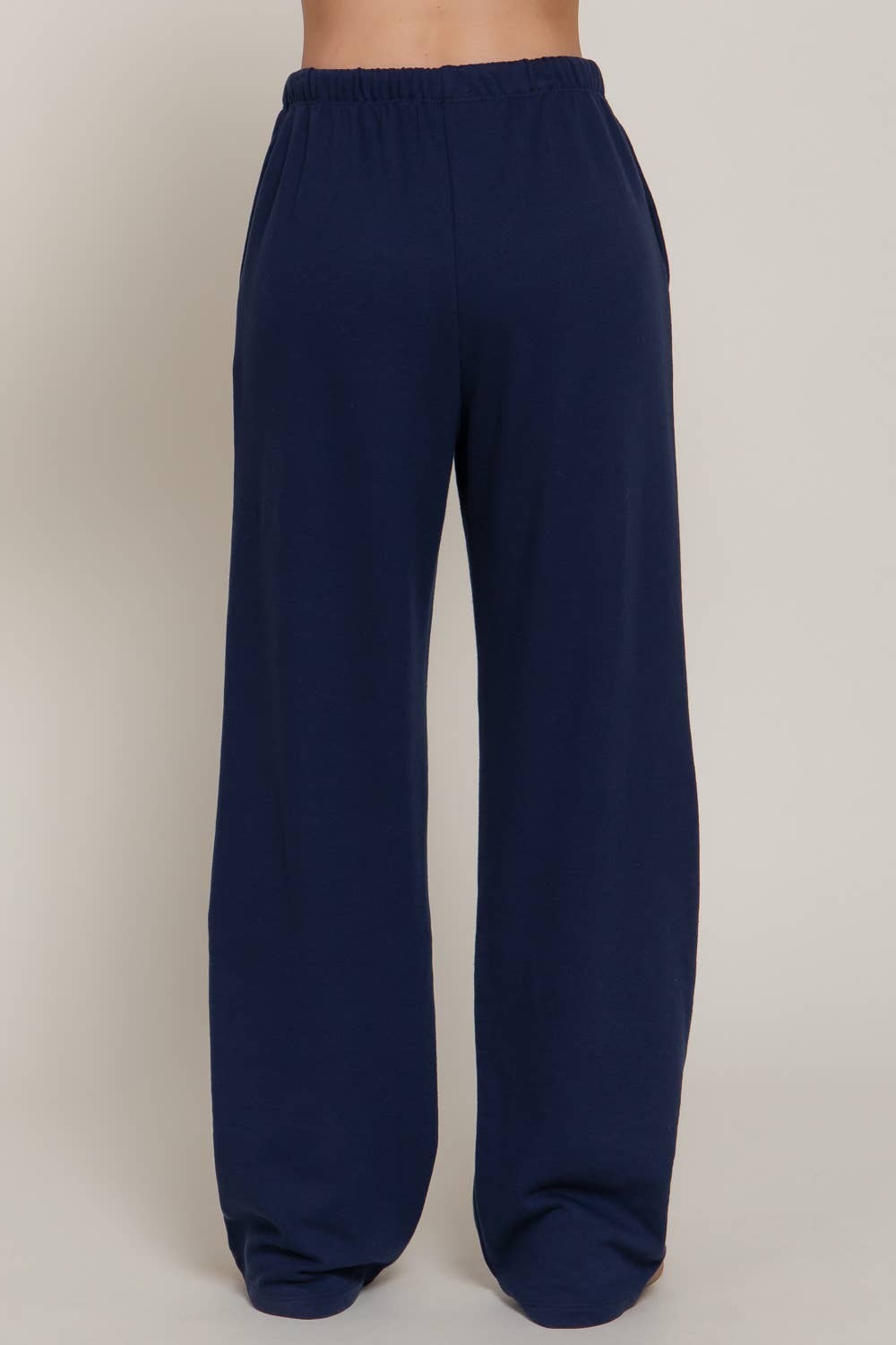 Waist Band with Drawstring Printed Detail Sweatpants