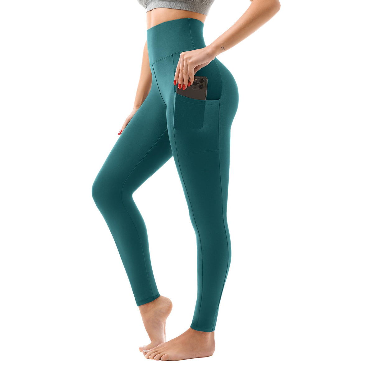 SINOPHANT High Waisted Leggings Women with Pockets
