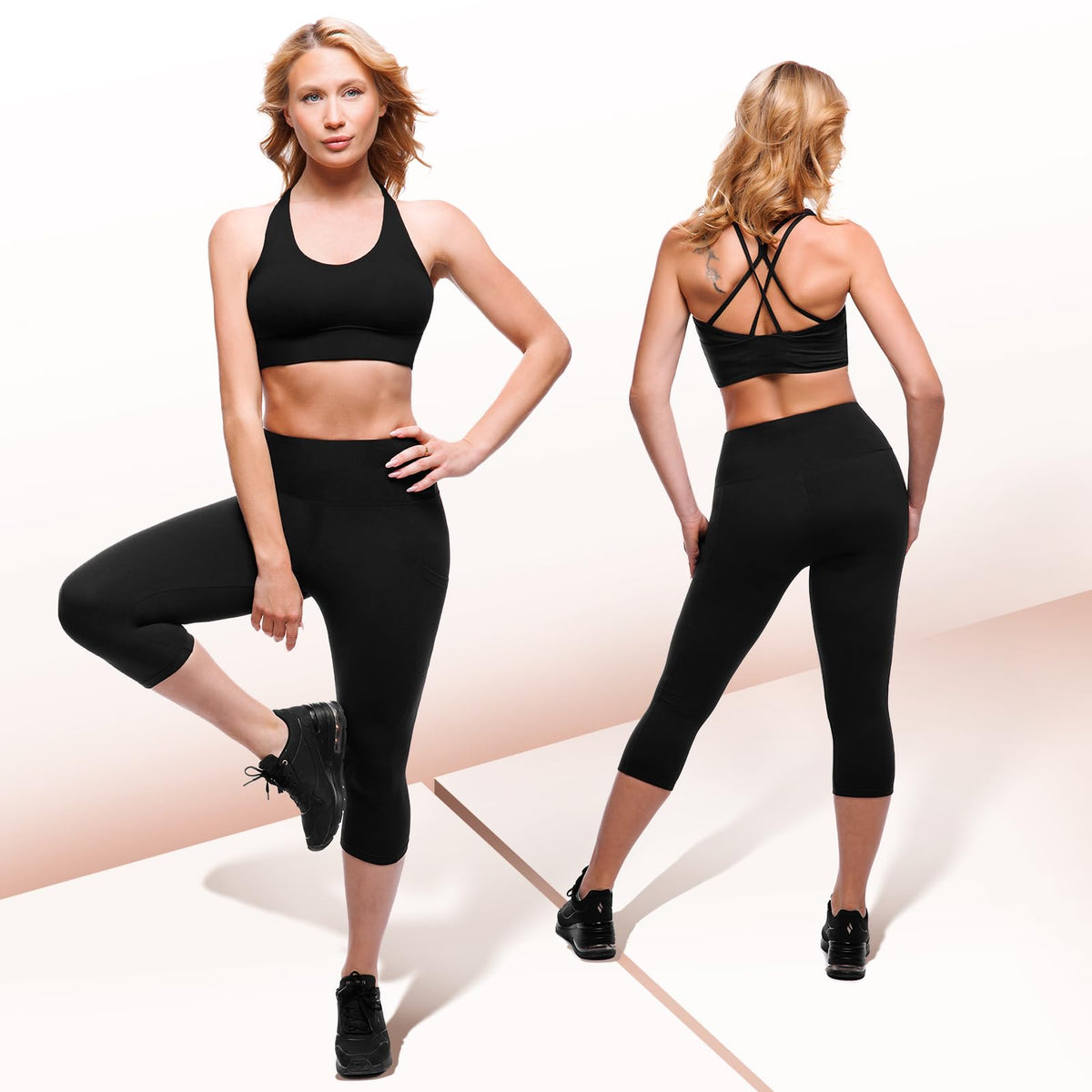 SINOPHANT High Waisted Leggings Women with Pockets