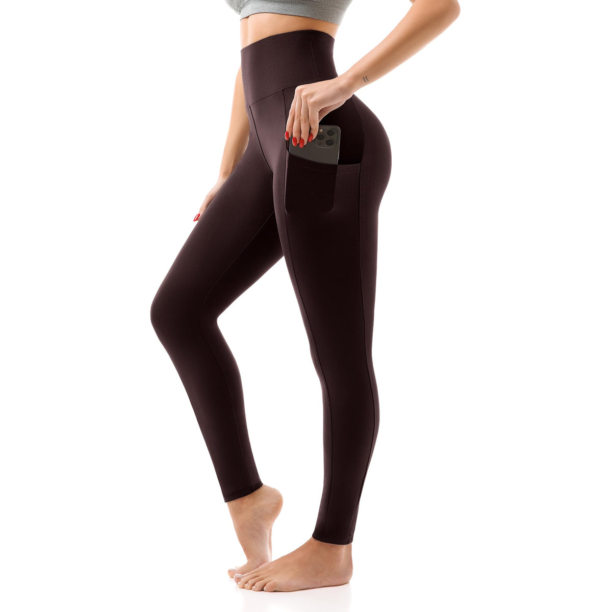 SINOPHANT High Waisted Leggings Women with Pockets