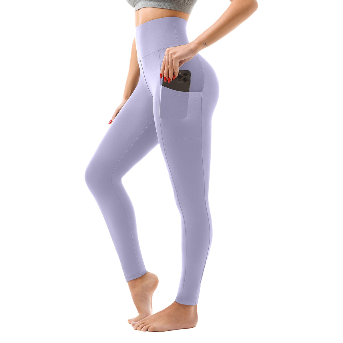 SINOPHANT High Waisted Leggings Women with Pockets