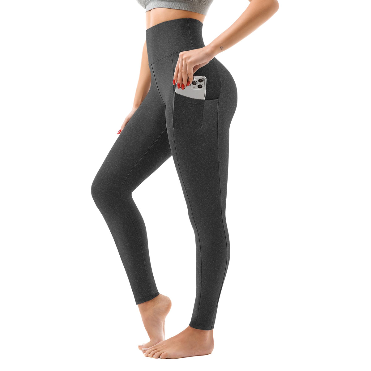SINOPHANT High Waisted Leggings Women with Pockets