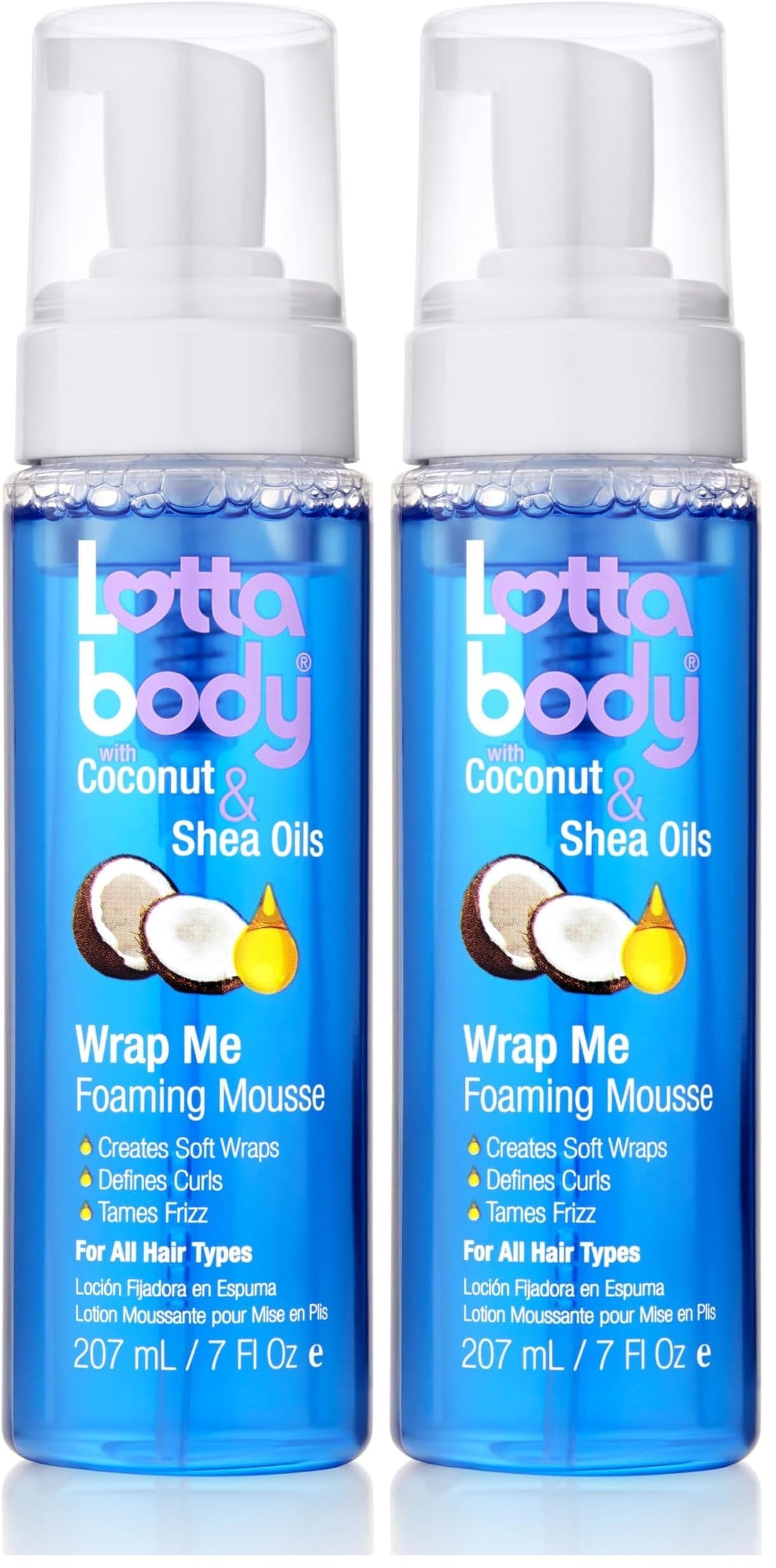 Lottabody Coconut & Shea Wrap Me Foaming Mousse, 7 oz