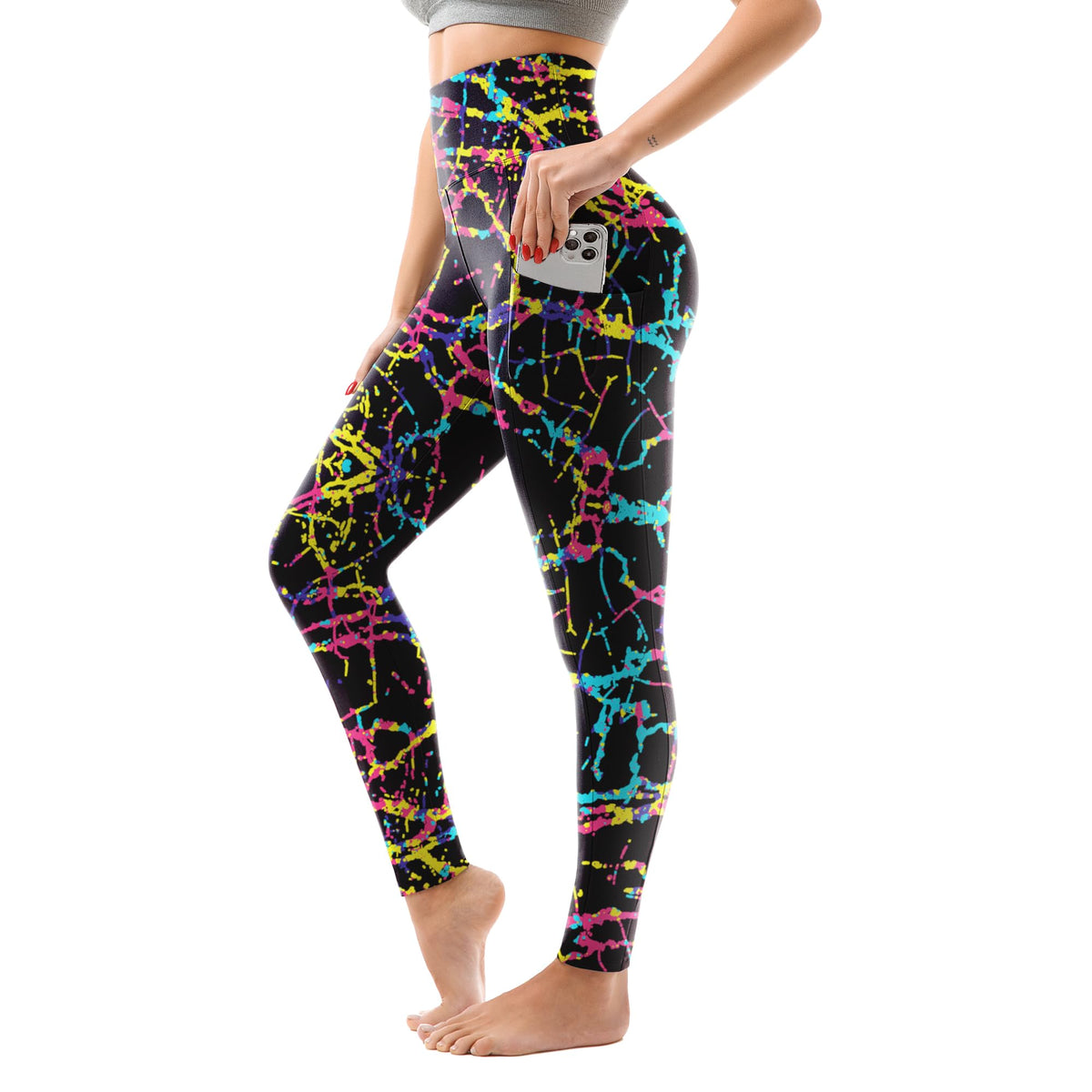 SINOPHANT High Waisted Leggings Women with Pockets