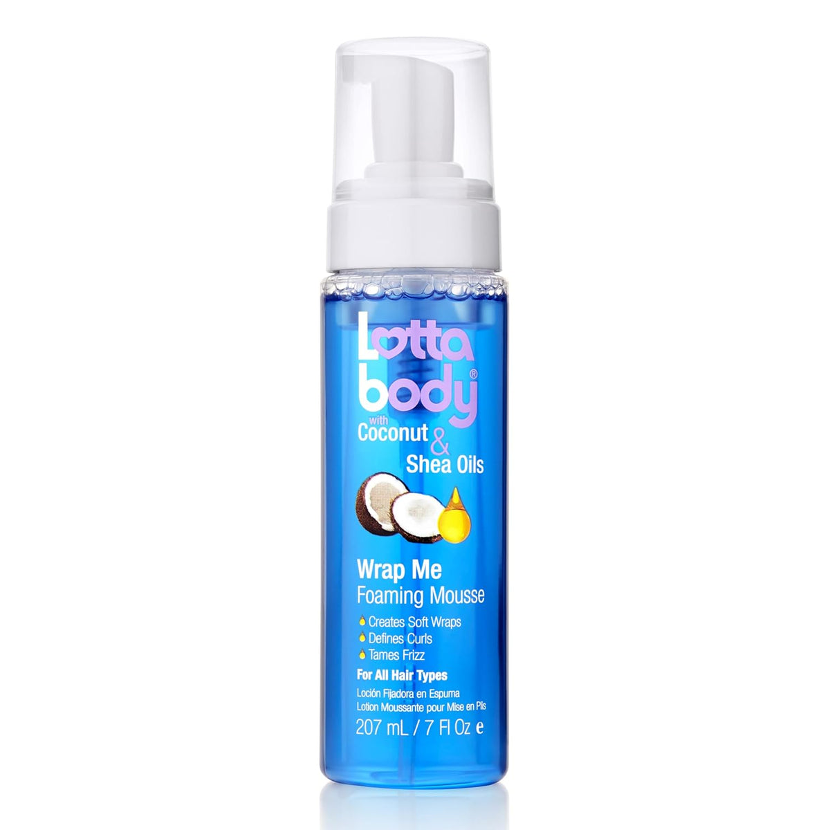 Lottabody Coconut & Shea Wrap Me Foaming Mousse, 7 oz