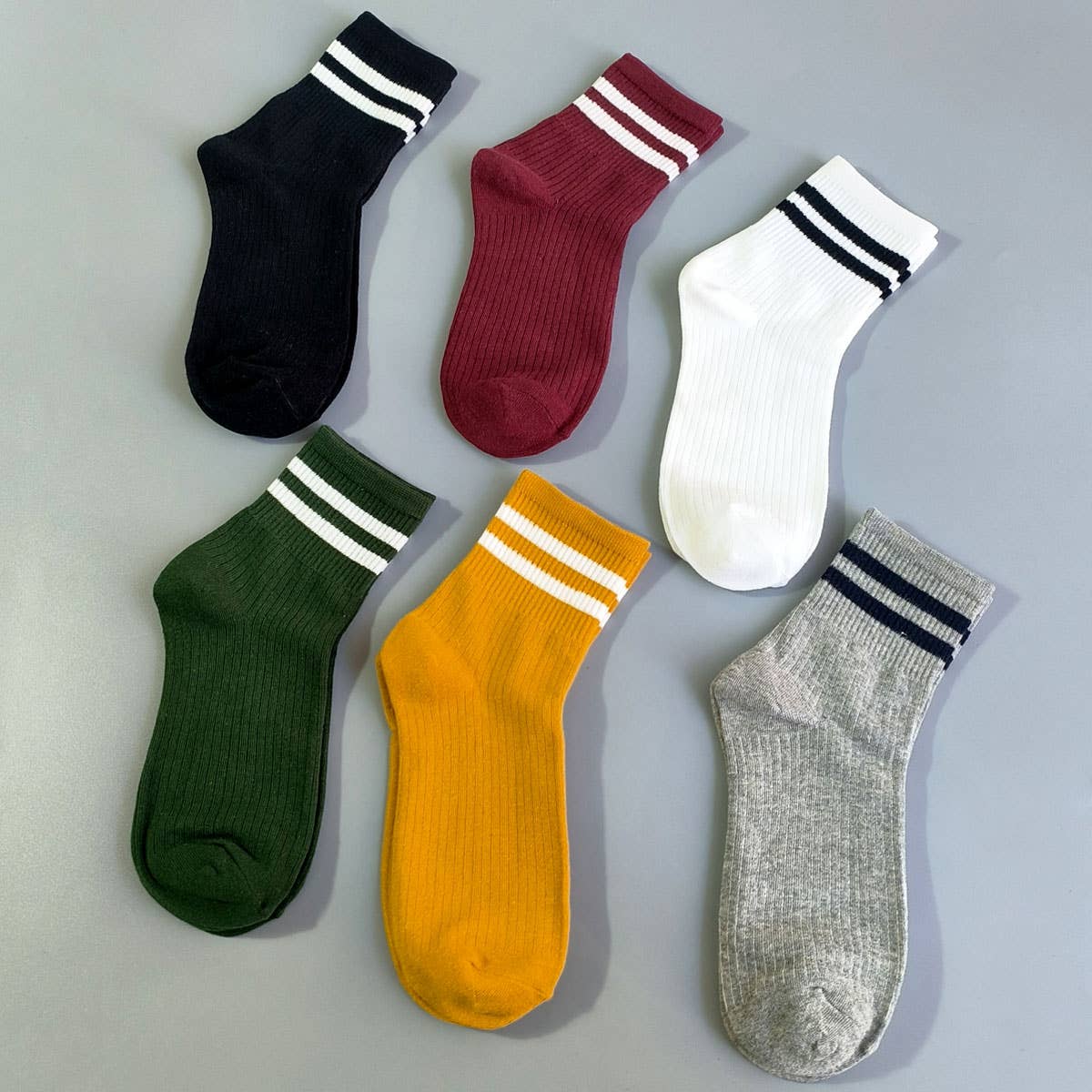 BASIC DAILY CASUAL FASHION SOCKS_CWMS070