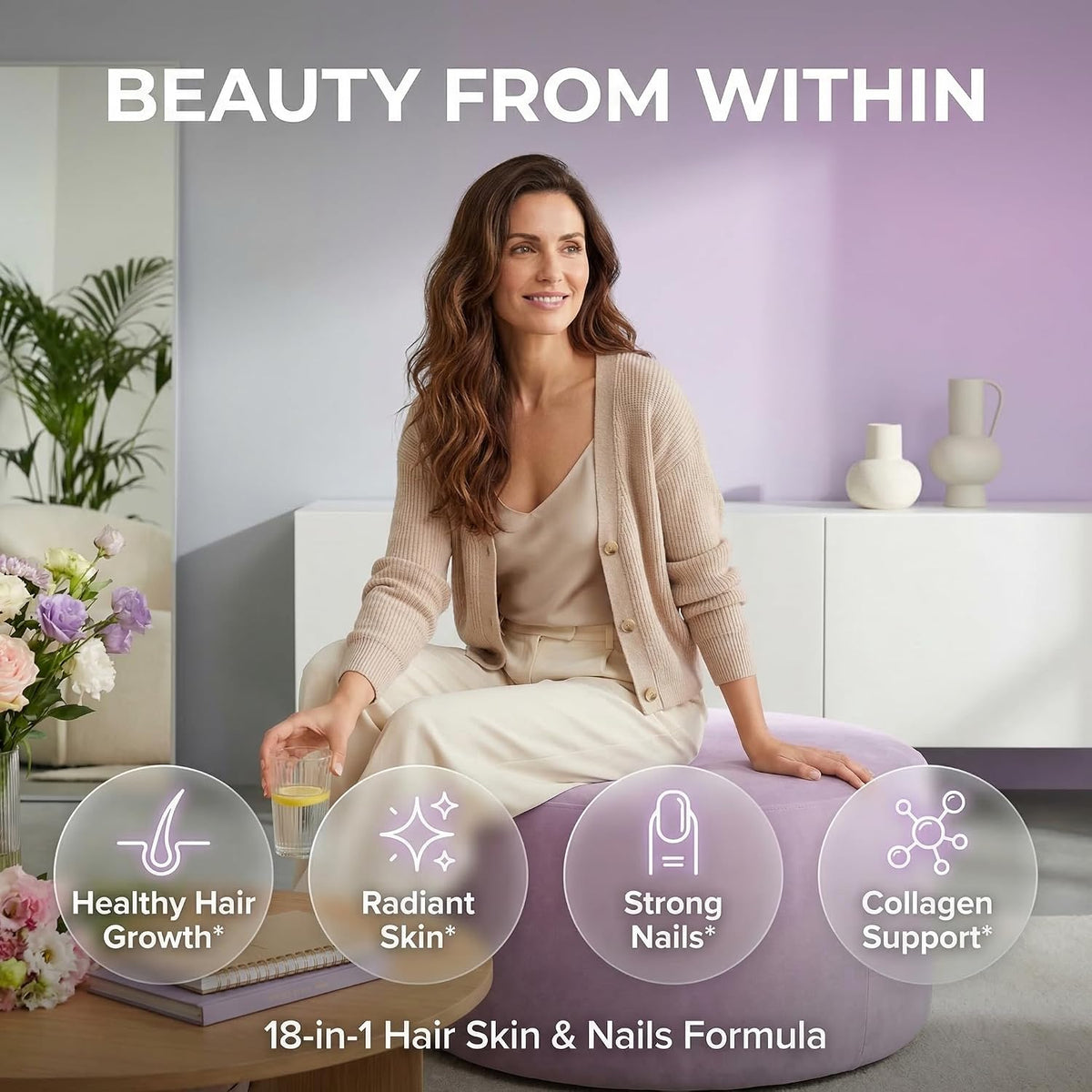 Clean Nutraceuticals MultiMane Collagen Pills with Biotin & Keratin