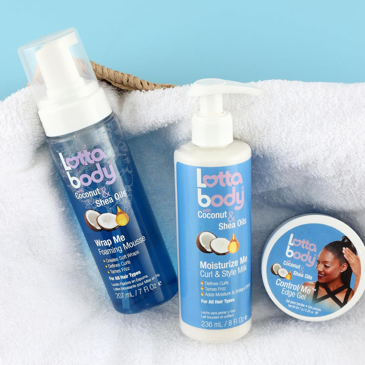 Lottabody Coconut & Shea Wrap Me Foaming Mousse, 7 oz