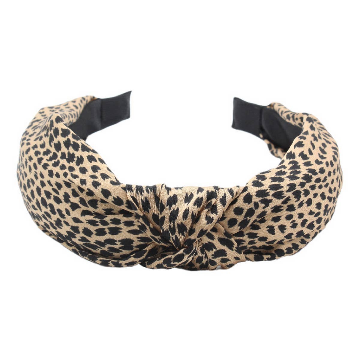 VINTAGE LEOPARD PRINT WIDE BRIM HEADBAND_CWAHA1669