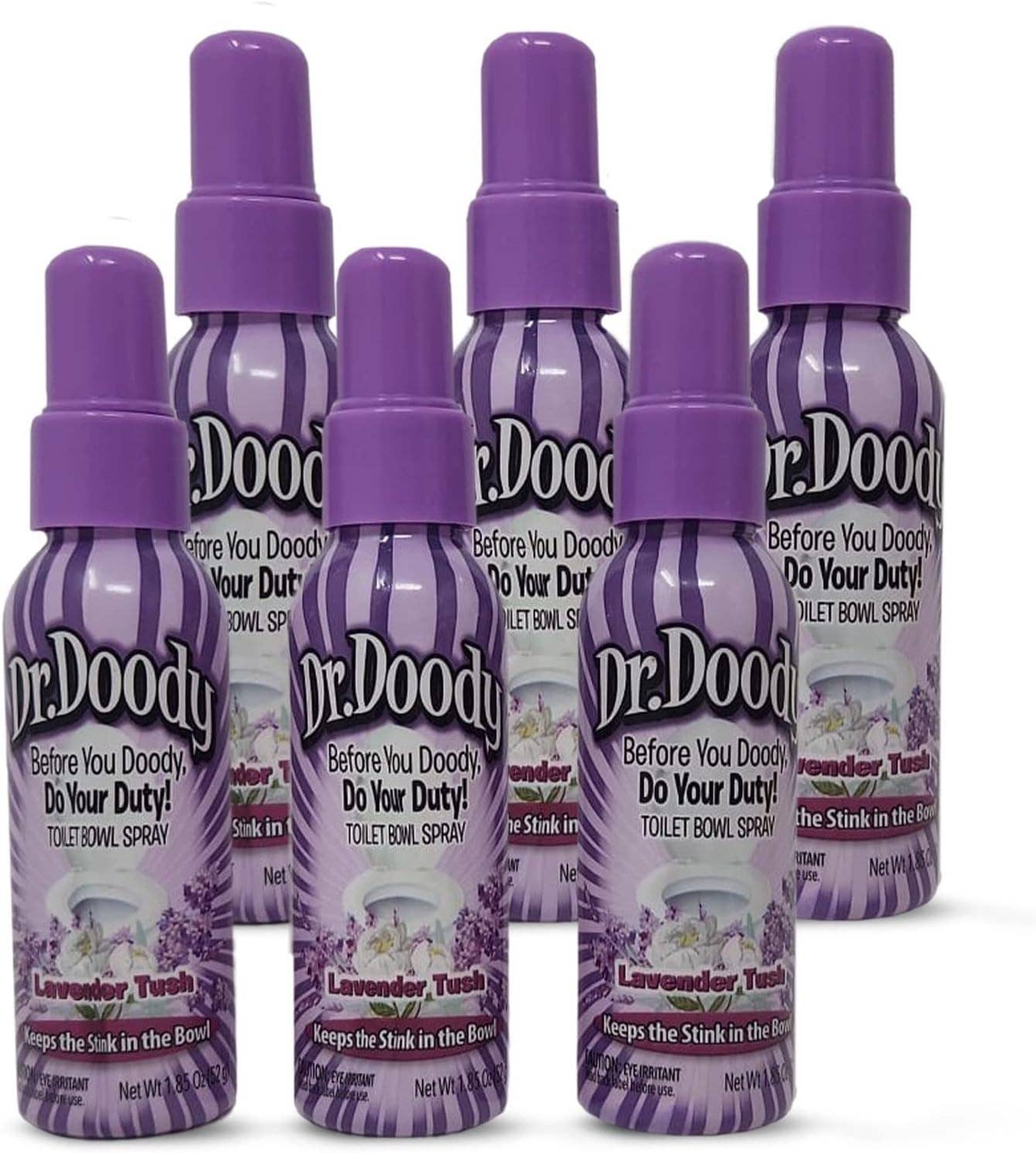 Dr. Doody Toilet Spray Lavender Tush - 1.85 Oz.