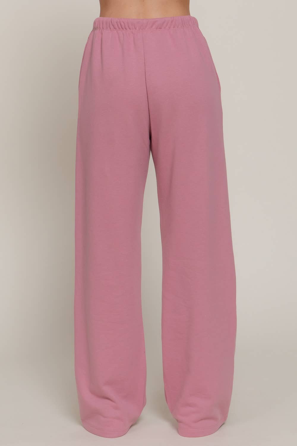 Waist Band with Drawstring Printed Detail Sweatpants