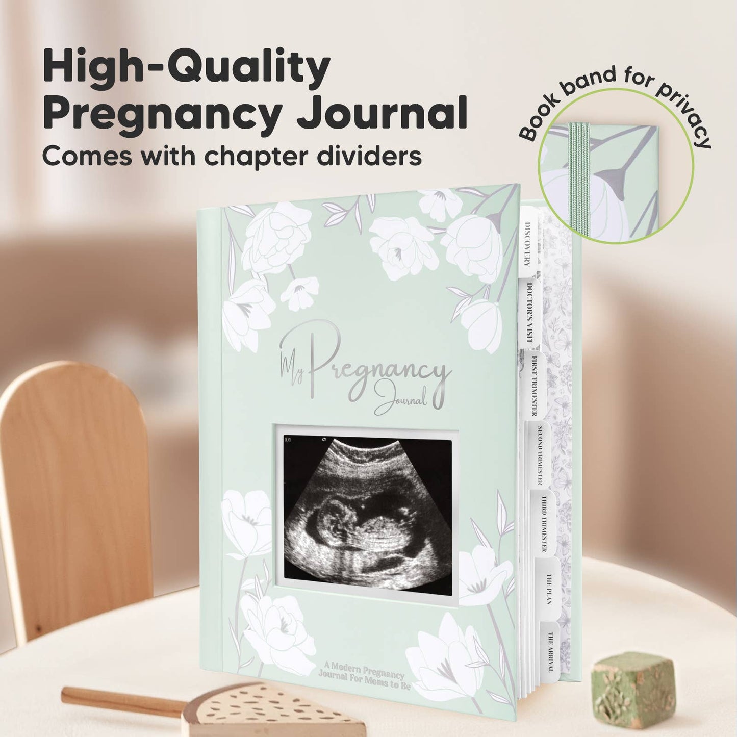 Blossom Pregnancy Journal Book for First Time Mom