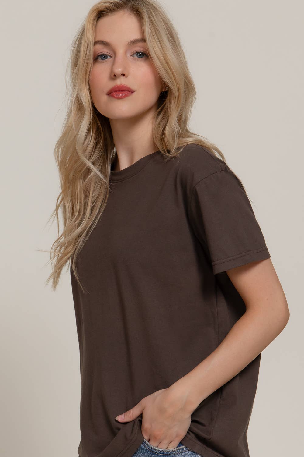 Short Sleeve Round Neck Tee