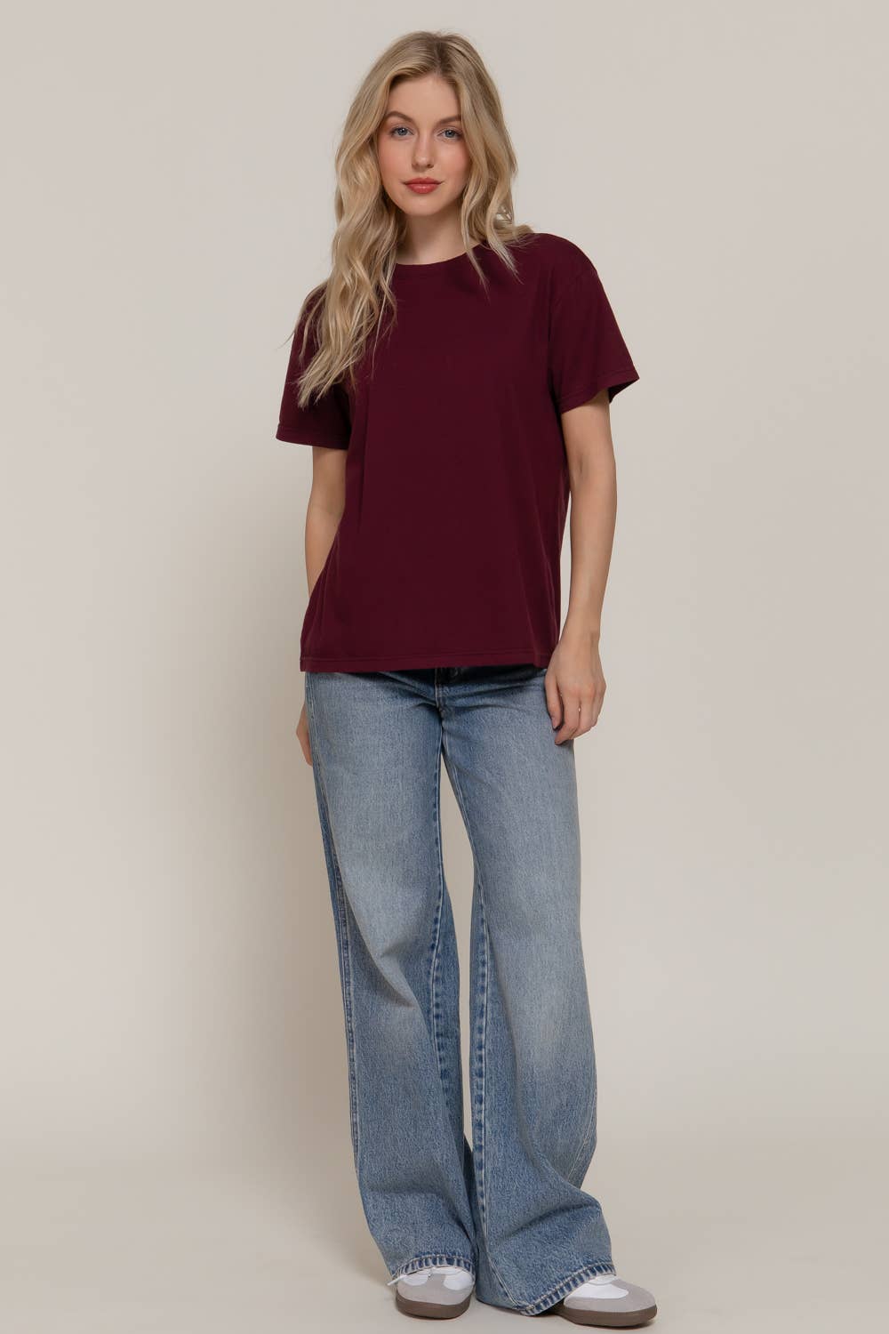 Short Sleeve Round Neck Tee