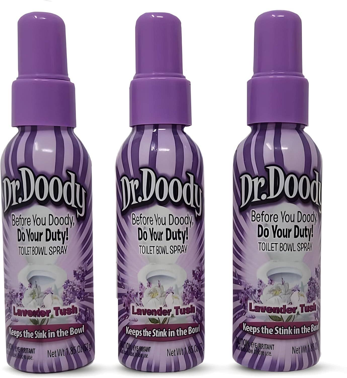 Dr. Doody Toilet Spray Lavender Tush - 1.85 Oz.