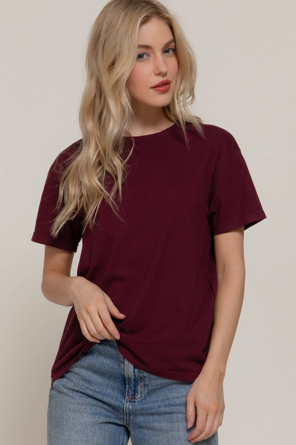 Short Sleeve Round Neck Tee