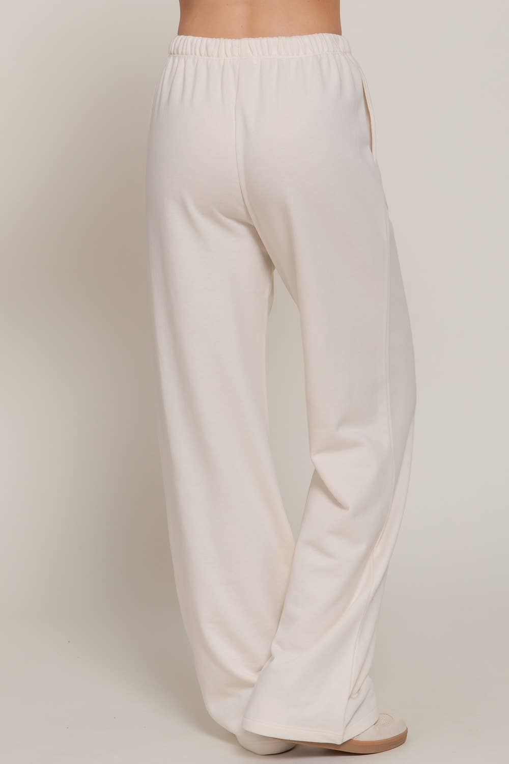 Waist Band with Drawstring Printed Detail Sweatpants