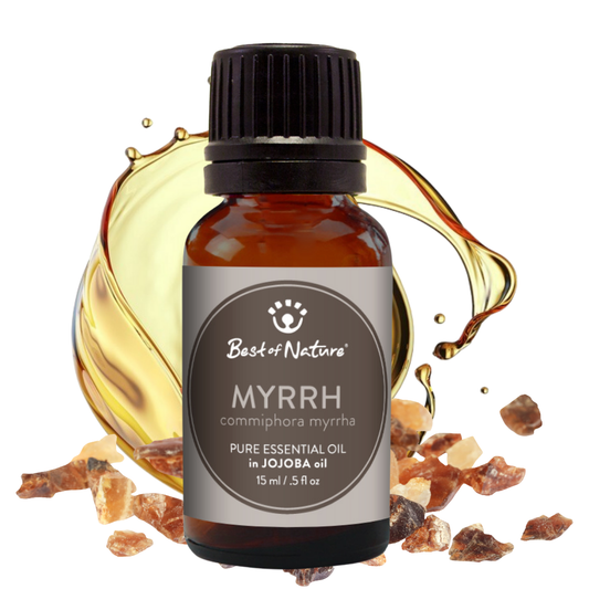 Myrrh Essential Oil Blended with Jojoba Oil - 15ml