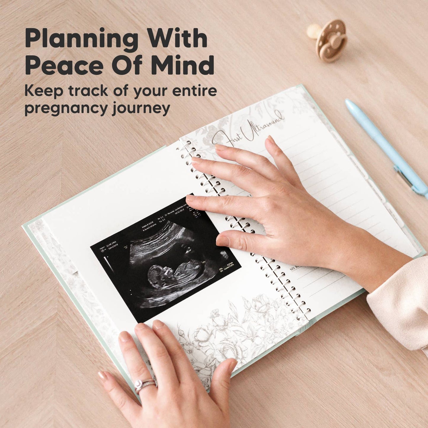 Blossom Pregnancy Journal Book for First Time Mom