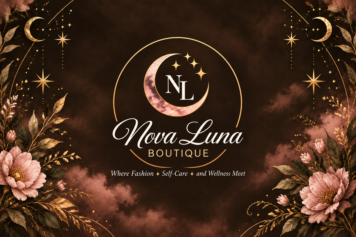Nova Luna Boutique Banner with Sparkles